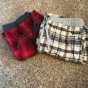 Target Plaid Sweatpants Joggers - Red & Cream/Brown Plaid